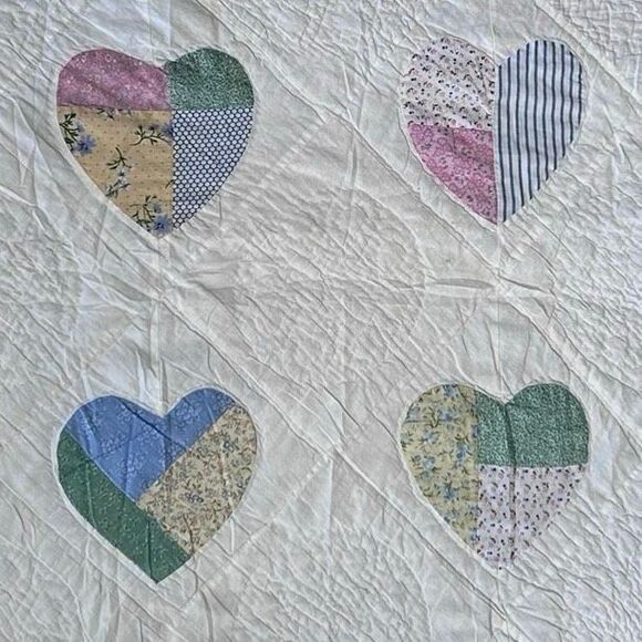 Vtg Zheng Zhang USA Inc Quilt 88”X 88” Multicolor Traditional American Patchwork - Picture 4 of 12